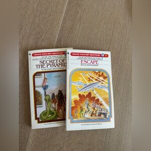 2 Vintage Choose Your Own Adventure Books
